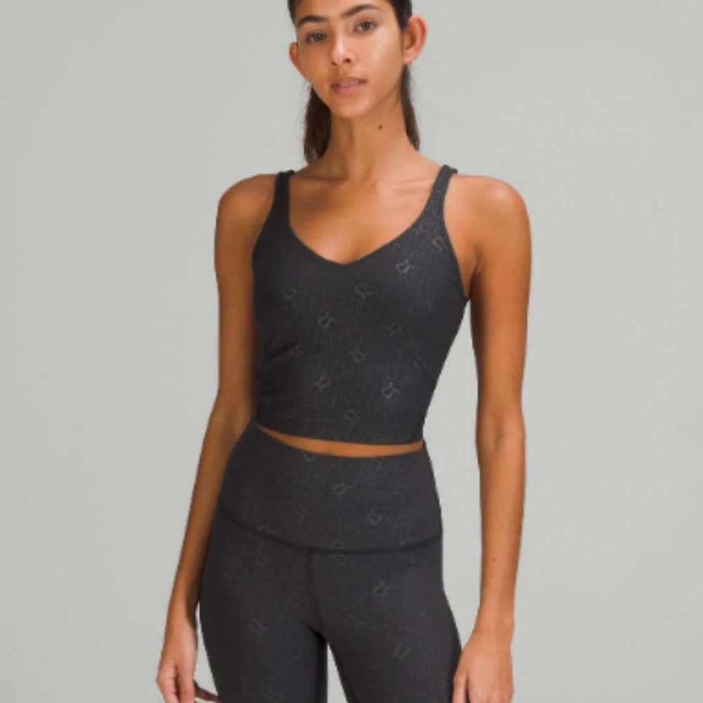 Lululemon Align Tank Top Yogo Emboss Black